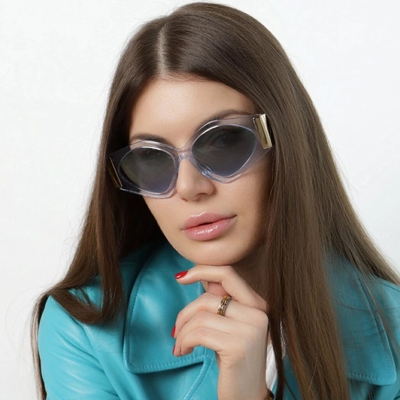 NEW DOLCE&GABBANA DG4396 2955/7C SUNGLASSES DG 4396 BLUE EYEWEAR - Picture 2 of 12